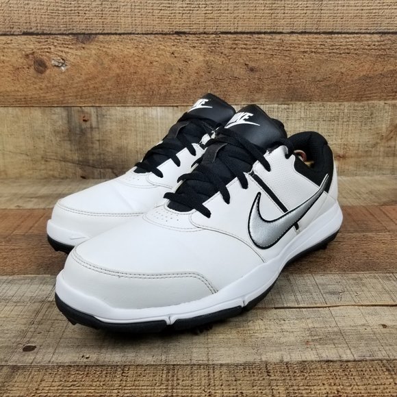 Nike Durasport 4 Men Sz 10 Wide White Black Golf Shoe Low Athletic 844550-100 - Picture 3 of 9